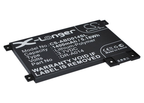 Amazon D01200,DR-A014,Kindletouch,KindleTouch4th; P/N:170-1056-00,DR-A014,MC-354775,S2011-002-A,S2011-002-S Battery