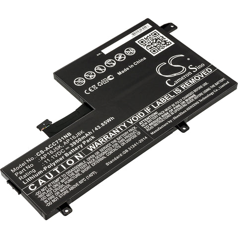 Acer C731,C731-C78G,C731-C7P9,C731-C7UZ,C731-C8LF-CA,C731-C8VE,Chromebook 11 N7,Chromebook C731,Chromebook C731-C78G,Chromebook C731-C7P9,Chromebook C731-C7UZ,Chromebook C731-C8LF-CA,Chromebook C731-C8VE; P/N:AP16J5K,AP16J8K,KT.00305.006,KT.0030G.015 Battery