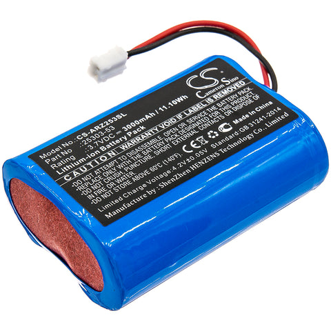 Argos Omega Zen pipette controllers; P/N:25303-53 Battery