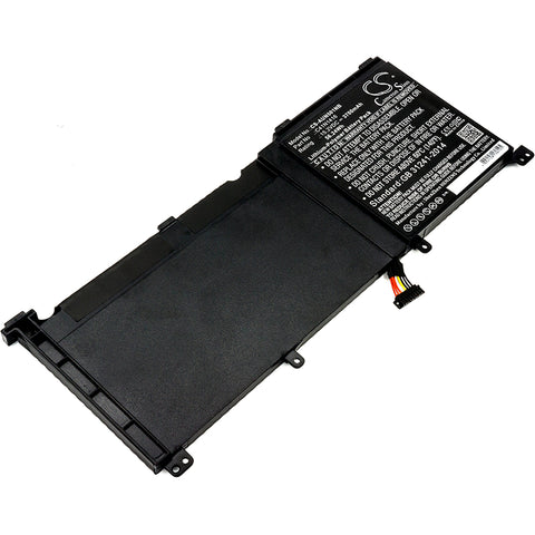 Asus G501,G601J,G60JW4720,N501JW-1A,N501JW-1B,N501JW-2A,N501JW-2B; P/N:0B200-01250100,C41N1416 Battery