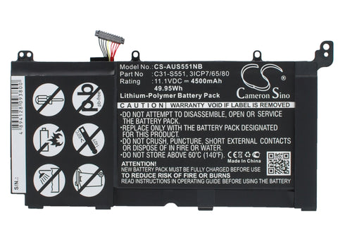Asus VivoBook S551L, VivoBook S551LA, VivoBook S551LB, VivoBook S551LB-CJ026H, VivoBook S551LB-CJ045H