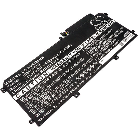 Asus UX330,UX330C,UX330CA,UX330U,Zenbook UX330,Zenbook UX330C,Zenbook UX330CA,Zenbook UX330U; P/N:0B200-02090100,C31N1610 Battery
