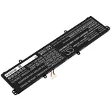 New Replacement 3450mAh Battery for Asus A413FF,F413FF,K433FA,R428FF,S433FA,S4600FA,V4050FA,V4050FF,V433FA,X413FF,X421,X421FA,X421FF; P/N:B0B200-03580300,B31N1911