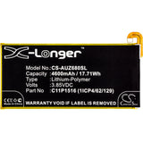 New 4600mAh Battery for Asus ZenFone 3 Ultra,ZenFone 3 Ultra Dual SIM,ZU680KL; P/N:0B200-02060000,C11P1516 (1ICP4/62/129)
