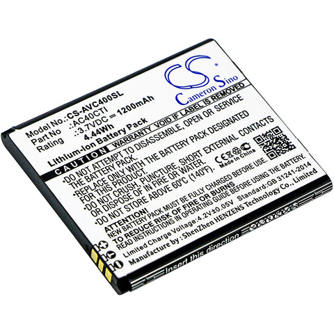 Archos 40C Titanium; P/N:AC40CTI Battery