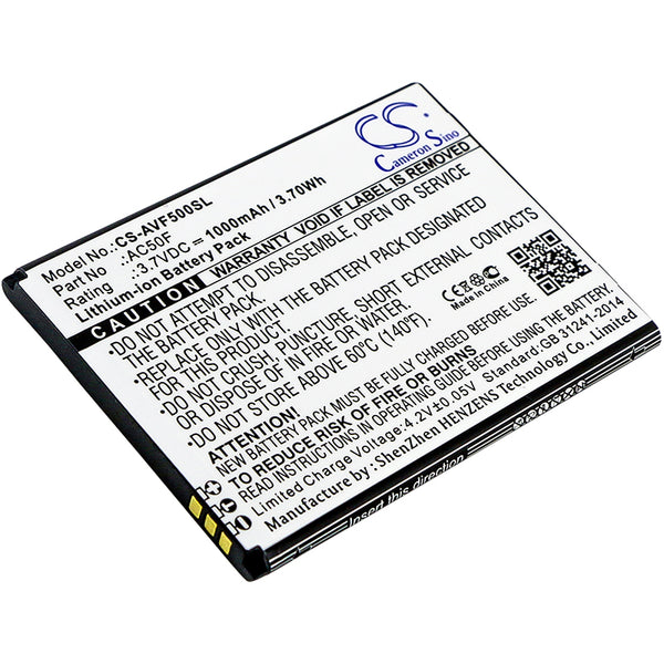 Archos 50F NEON; P/N:AC50F,AC50FNEV Battery