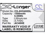 New 1500mAh Battery for Archos 40 Helium; P/N:AC40HE