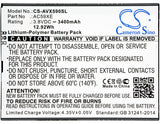 New 3400mAh Battery for Archos 59 Xenon,P336688; P/N:AC59XE