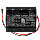 New 3400mAh Battery for Bionet BM3,BM3Vet,BM3VET Next Monitor,BM5Vet; P/N:BN190311