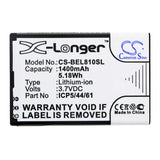 New 1400mAh Battery for Bea-fon  SL810,SL820; P/N: ICP5/44/61