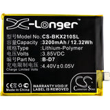 New 3200mAh Battery for BBK 1725,1728,VIVO X21,VIVO X21 UD,VIVO X21 UD Dual SIM,VIVO X21 UD Dual SIM TD-LTE,X21A,X21UD A; P/N:B-D7