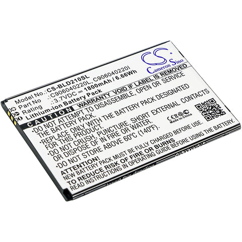 BLU D210,D210L,D210U,Diamond M; P/N:C906040220I,C906040220L Battery