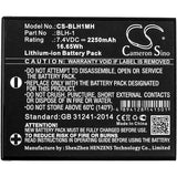 New 2250mAh Battery for Olympus E-M1,E-M1 Mark II,Mark II mirrorless,OM-D; P/N:BLH-1