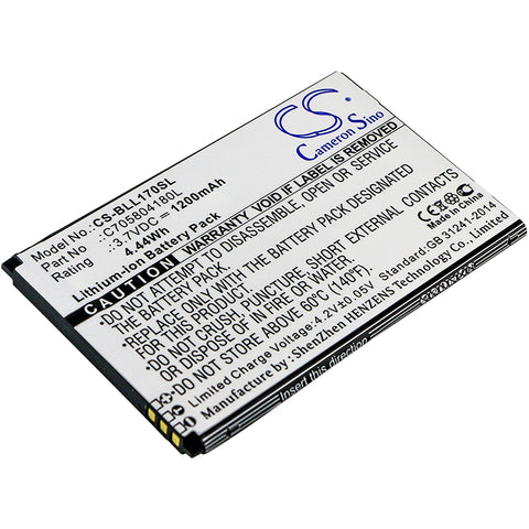 BLU L170i,Life Play 2; P/N:C705804180L Battery