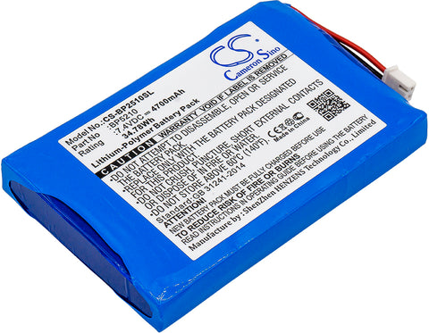  Equipment Battery for BK Precision 2510, 2510 Oscilloscopes, 2511, 2512, 2512 Oscilloscopes, 2515, 2516 (4700mAh)