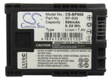 Canon Vixia HF10, Vixia HF11, Vixia HF100, Vixia HG20, Vixia HG21, Vixia FS10, Vixia FS11, Vixia FS100