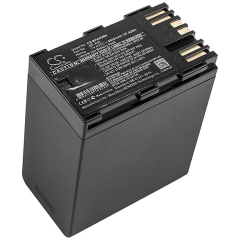 Canon CA-CP200L,EOS C200,EOS C200 PL,EOS C200B,EOS C300 Mark II,EOS C300 Mark II PL,XF705; P/N:BP-A60 Battery