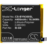 New Replacement 4400mAh Battery for VIVO Nex 3,Nex 3 5G,Nex 3S 5G,V1923,V1923T,V1924,V1924T,V1950A; P/N:B-G9