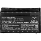 New 5200mAh Battery for Clevo G508II,K590S,K590S-I7,K790S,K790S-i7,NEXOC,NP6350,NP6370,P370em,W350ET,W350ETQ,W350ST,W355SS,W355SSQ,W355ST,W355STQ,W370ET,W370SS,XMG A522,XMG A523,XMG A722,XMG-A723
