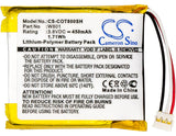 New 450mAh Battery for Codio K8,T8; P/N:W801