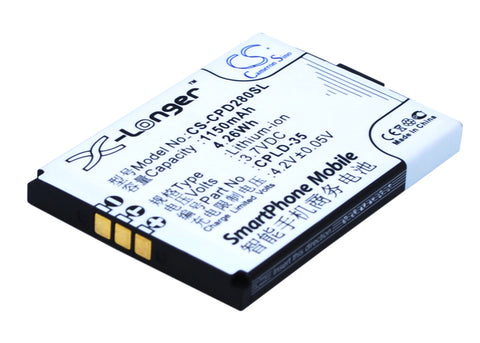 Coolpad E600, D280, D520, E200, E210, E570