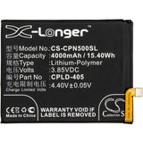 New 4000mAh Battery for Coolpad Note 5,Note 5 TD-LTE,Note 5 TD-LTE Dual SIM; P/N:CPLD-405