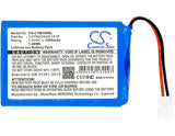 New 1000mAh Battery for CTMS Eurodetector; P/N:1ICP62/34/48 1S1P