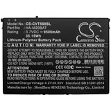New Replacement 9500mAh Battery for Casio V-T500; P/N:HA-M20BAT