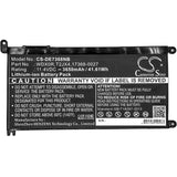 3650mAh Battery for DELL INS 13MF PRO-D1508TS, Dell INS 13MF PRO-D1708TS, Inspiron 13 7368