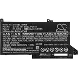 New 3650mAh Battery for DELL Latitude 12 7000,Latitude 12 7280,Latitude 12 7480; P/N:451-BBZL,DJ1J0,ONFOH,PGFX4