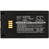 New 1800mAh Battery for Varta EasyPack 2000,EZPack XL,VKB66380712099; P/N:11CP53562-2,1ICP5/35/62-2,56456-702-099,66380712099