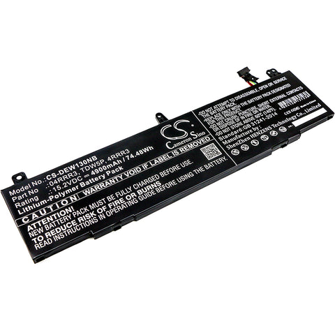 DELL Alienware 13 R3,ALW13C; P/N:04RRR3,4RRR3,TDW5P Battery