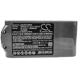 New 2500mAh Battery for Dyson CycloneV10,V10,V10Absolute,V10Animal,V10Cycloneseries,V10TotalClean; P/N:206340,969352-02,SV12
