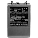 New 2000mAh Battery for Dyson SV11,V7,V7MotorheadPro,V7Motorheadvacuum,V7TotalClean,V7Trigger; P/N:968670-02,968670-03