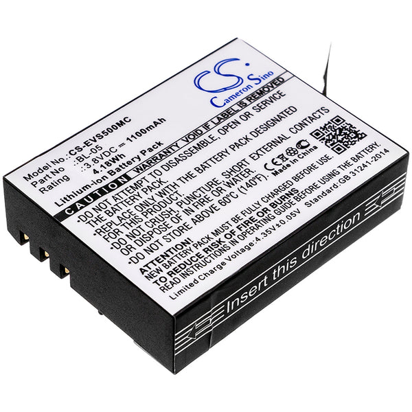 EZVIZ S5 Plus,S5 Plus Sports; P/N:BL-05 Battery