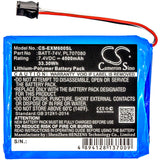 Cameron Sino Replacement Battery for Extech MS6000, MS6000 Oscilloscopes, Ms6060, Ms6100, Ms6200 (4500mAh)