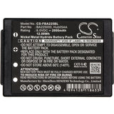 2000mAh Battery for HBC Radiomatic Eco, Linus 6, Technos, Spectrum A, Spectrum B, Spectrum 1, Spectrum 2