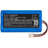 New Replacement 3400mAh Battery for Fusion EasySplicer Infralan Splicer H,Infralan Splicer HS 15O,Splicer Easy Splicer mk2; P/N:RR201021