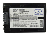 Sony HDR-TG1, HDR-TG3E, HDR-TG5, DSC-HX1, DSLR-A230, DSLR-A330, HDR-TG5/E, DCR-SR68, HDR-CX110, DCR-SR78, HDR-HC7