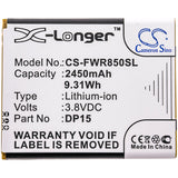 New 2450mAh Battery for Franklin Wireless R850; P/N:DP15