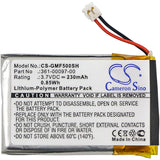 New 230mAh Battery for Garmin Fenix 5,Fenix 5S,Fenix 5X; P/N:361-00097-00,361-00098-00