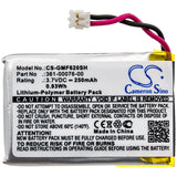 New 250mAh Battery for Garmin Forerunner 620; P/N:361-00076-00