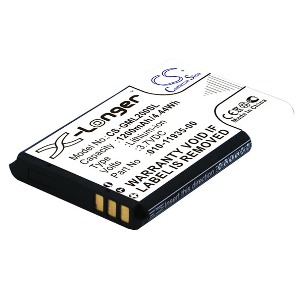 Garmin 010-01055-15,010-02184-01,GLO.GLO2; P/N:010-11935-00 Battery