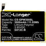 New 3000mAh Battery for Google G013C,Pixel 3 XL,Pixel XL 3; P/N:823-00086-01,G013C-B