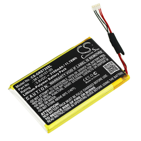 Garmin 010-01735-10,Explorer+,inReach SE,inReach SE+; P/N:361-00107-00 Battery