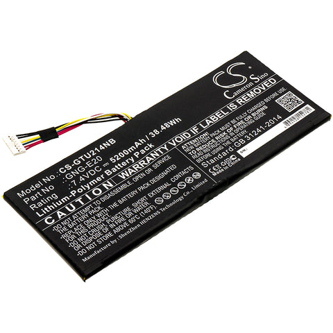 Getac GA-U2142-2117U,U2142,U2142-2117U,U2142-i3-3217U,U2142-i3-3227U,U2142-i5-3317U,U2142-i5-3337U; P/N:GNG-E20 Battery