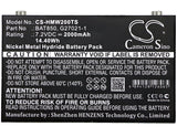 Battery for HME MB Base Stations,  WS200,  Pro 850 Intercom
