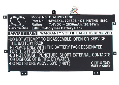 HP Slatebook x2, Slatebook x2 10-H010NR, TPN-Q127, Pavilion 11-H000sg, Pavilion 11"