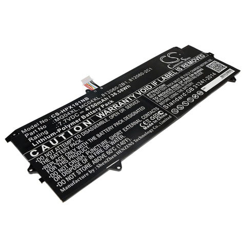 HP Elite X2 1012 G1,Elite x2 1012 G1; P/N:812060-2B1,812060-2C1,812148-855,812205-001,HSTNN-DB7F,HSTNN-I72C,MC04XL,MG04,MG04040XL,MG04040XL-PL,MG04XL Battery