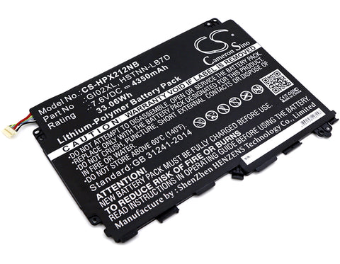 HP Pavilion X2 12, Pavilion X2 12-B010N, Pavilion X2 - 12-B096MS, Pavilion X2 12-B000, Pavilion x2 12-B100N
